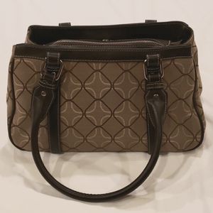 VTG-Nine West Tan & Brown Purse